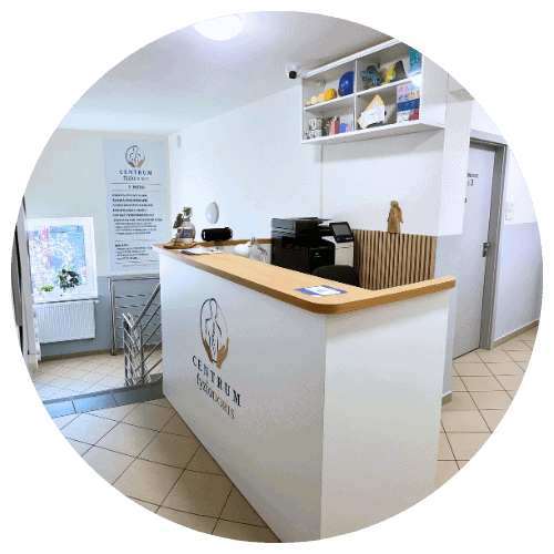 Recepce Centrum Fyzio Doris
